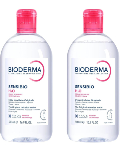 Bioderma Sensibio H2O Micellar Water 500ml Dual Pack