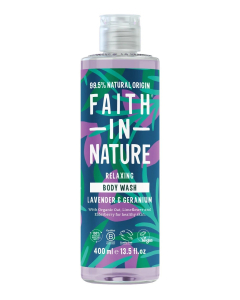 Faith in Nature Lavender & Geranium Body Wash 400ml Faith in Nature Lavender & Geranium Body Wash 400ml