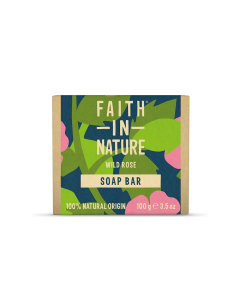 Faith in Nature Wild Rose Soap Bar 100g Faith in Nature Wild Rose Soap Bar 100g
