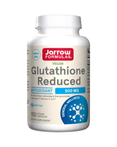 Jarrow Formulas Glutathione Reduced 500mg 150 Vcaps Jarrow Formulas Glutathione Reduced 500mg 150 Vcaps
