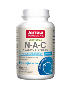 Jarrow Formulas N-A-C (N-Acetyl-L-Cysteine) 500mg 60 Vcaps