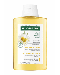 Klorane Brightening Shampoo with Chamomile for Blonde Hair 200ml