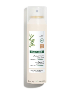 Klorane Extra-Gentle Tinted Dry Shampoo with Oat Milk & Ceramide for Dark Hair 150ml Klorane Extra-Gentle Tinted Dry Shampoo with Oat Milk & Ceramide for Dark Hair 150ml