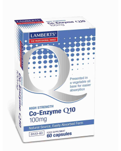 Lamberts Co-Enzyme Q10 100mg 60 Capsules