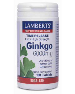 Lamberts Ginkgo 6000mg 180 Tablets