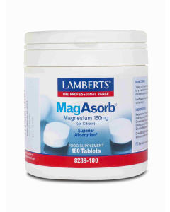 Lamberts MagAsorb 180 Tablets  