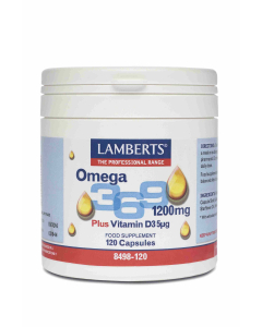 Lamberts Omega 3,6,9 1200mg 120 Capsules Lamberts Omega 3,6,9 1200mg 120 Capsules