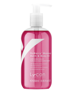 Lycon SoBerry Massage Bath and Body Oil 250ml