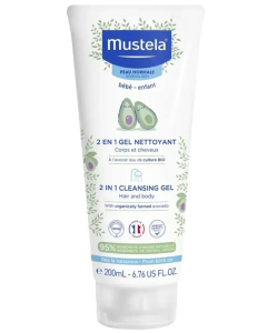 Mustela 2 in 1 Cleansing Gel Hair and Body 200ml Mustela 2 in 1 Cleansing Gel Hair and Body 200ml