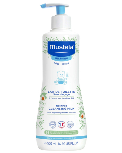 Mustela No-Rinse Cleansing Milk 500ml Mustela No-Rinse Cleansing Milk 500ml