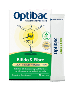 OptiBac Bifidobacteria & fibre 30 Sachets 