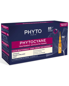 Phyto CYANE Reactional Treatment For Hair Loss For Women 12 x 5ml