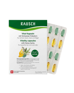 Rausch Swiss Herbal Vitality Capsules 30 x 2 caps