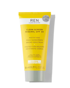 REN Clean Screen Mineral Mattifying Face Sunscreen SPF30 50ml REN Clean Screen Mineral Mattifying Face Sunscreen SPF30 50ml