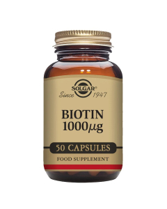 Solgar Biotin 1000 µg 50 Vegetable Capsules Solgar Biotin 1000 µg 50 Vegetable Capsules