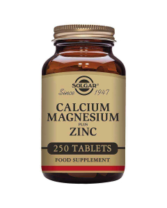 Solgar Calcium Magnesium Plus Zinc 250 Tablets Solgar Calcium Magnesium Plus Zinc 250 Tablets