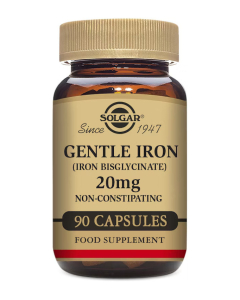 Solgar Gentle Iron 20 mg 90 Vegetable Capsules Solgar Gentle Iron 20 mg 90 Vegetable Capsules