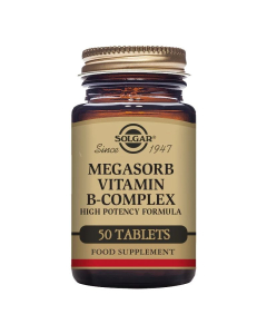 Solgar Megasorb Vitamin B-Complex 50 Tablets Solgar Megasorb Vitamin B-Complex 50 Tablets