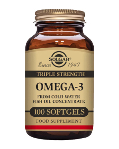 Solgar Triple Strength Omega-3 100 Softgels Solgar Triple Strength Omega-3 100 Softgels