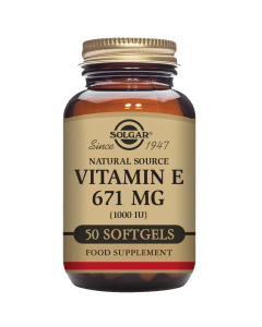 Solgar Vitamin E 671 mg (1000 IU) 50 Softgels Solgar Vitamin E 671 mg (1000 IU) 50 Softgels