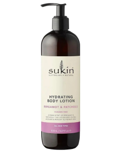 Sukin Hydrating Body Lotion Bergamot and Patchouli 500ml