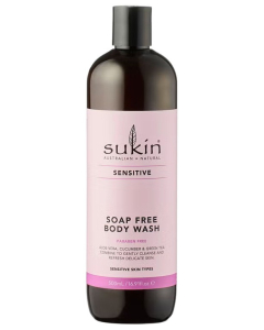 Sukin Sensitive Soap Free Body Wash 500ml