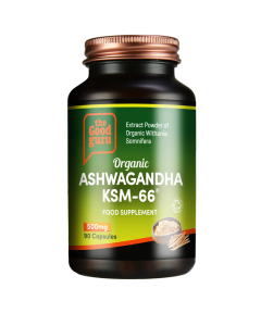 The Good Guru Organic Ashwagandha KSM-66 90 Capsules The Good Guru Organic Ashwagandha KSM-66 90 Capsules