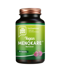 The Good Guru Organic MenoKare + Red Clover 90 Caps The Good Guru Organic MenoKare + Red Clover 90 Caps