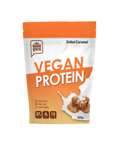 The Good Guru Vegan Protein Salted Caramel 500g The Good Guru Vegan Protein Salted Caramel 500g