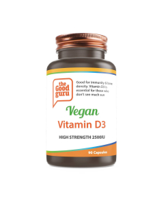 The Good Guru Vegan Vitamin D3 High Strength 90 Caps