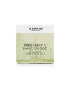 Tisserand Bergamot and Sandlewood Comforting Hand and Body Soap 100g