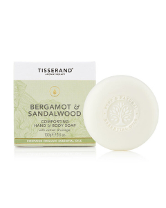 Tisserand Bergamot and Sandlewood Comforting Hand and Body Soap 100g