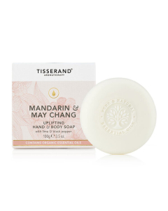 Tisserand Mandarin and May Chang Uplifting Hand and Body Soap 100g