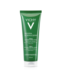 Vichy Normaderm 3-in-1 Cleansing + Scrub + Mask 125ml Vichy Normaderm 3-in-1 Cleansing + Scrub + Mask 125ml