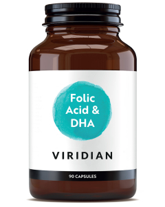 Viridian Folic Acid & DHA 90 Veg Caps
