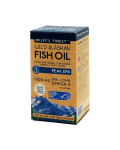 Wiley's Finest Wild Alaskan Fish Oil Peak EPA 1000mg 30 Capsules