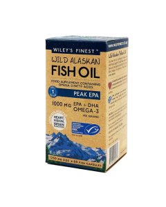 Wiley's Finest Wild Alaskan Fish Oil Peak EPA 1000mg 60 Capsules Wiley's Finest Wild Alaskan Fish Oil Peak EPA 1000mg 60 Capsules
