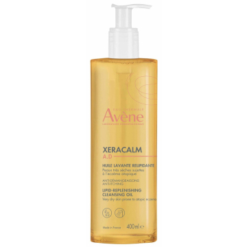 Avene XeraCalm A.D. Lipid-Replenishing Cleansing Oil for Dry Itchy Skin 400ml