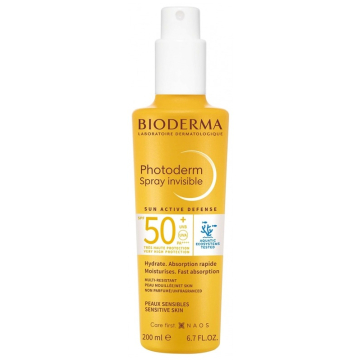 Bioderma Photoderm Invisible Spray For Sensitive Skin SPF50+ 200ml