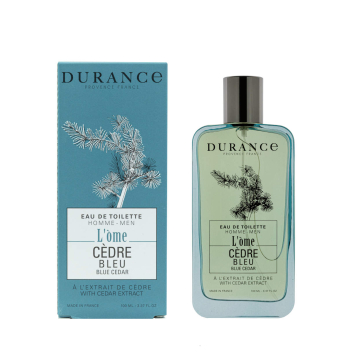 Durance Blue Cedar Eau de Toilette for Men 100ml Durance Blue Cedar Eau de Toilette for Men 100ml