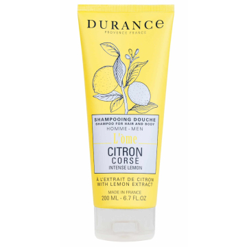 Durance Intense Lemon Hair & Body Shampoo for Men 200ml Durance Intense Lemon Hair & Body Shampoo for Men 200ml