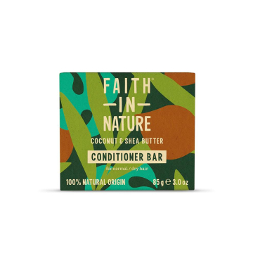Faith in Nature Coconut and Shea Butter Conditioner Bar 85g Faith in Nature Coconut and Shea Butter Conditioner Bar 85g