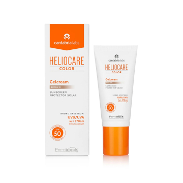 Heliocare Colour Gelcream Sunscreen Brown SPF50 50ml