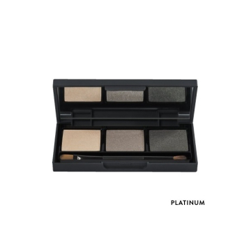 High Definition Eyeshadow Trio Palette Platinum