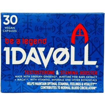 ldavøll® Vegan Food Supplement For Men 15 Vegan Capsules