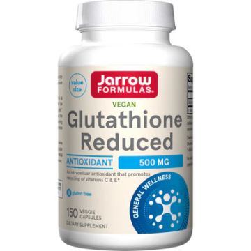 Jarrow Formulas Glutathione Reduced 500mg 150 Vcaps Jarrow Formulas Glutathione Reduced 500mg 150 Vcaps