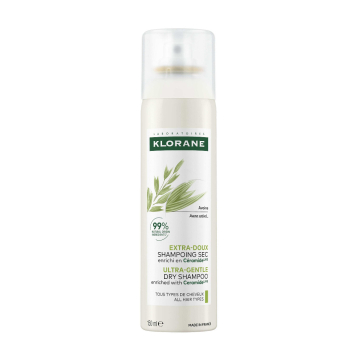 Klorane Extra-Gentle Dry Shampoo with Oat & Ceramide for All Hair Types 150ml