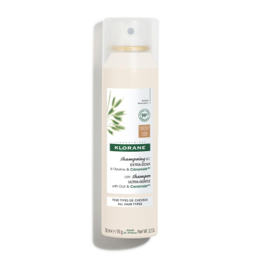 Klorane Extra-Gentle Tinted Dry Shampoo with Oat Milk & Ceramide for Dark Hair 150ml Klorane Extra-Gentle Tinted Dry Shampoo with Oat Milk & Ceramide for Dark Hair 150ml