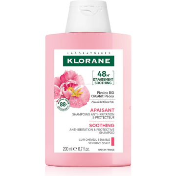 Klorane Soothing Shampoo with Organic Peony For Sensitive Scalp 200ml Klorane Soothing Shampoo with Organic Peony For Sensitive Scalp 200ml