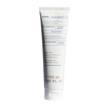 Korres Greek Yoghurt Foaming Cream Cleanser with Pre + Probiotics 150ml